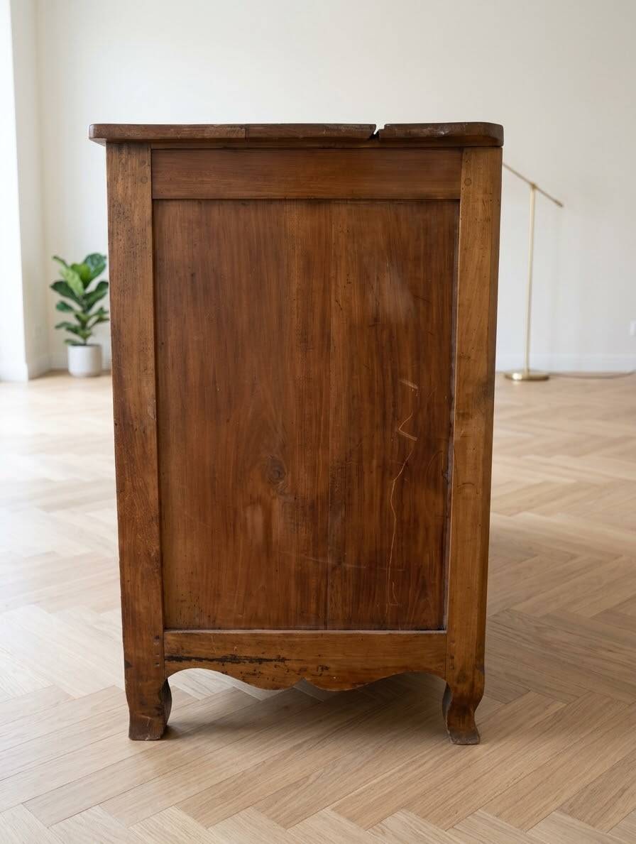 Louis XV style set: solid cherry wood