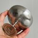 8 large stainless steel footed bowls Letang Remy