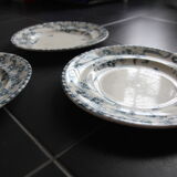 3 plates iron earth Paquerette de Longwy