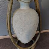 Amphore en verre avec support
