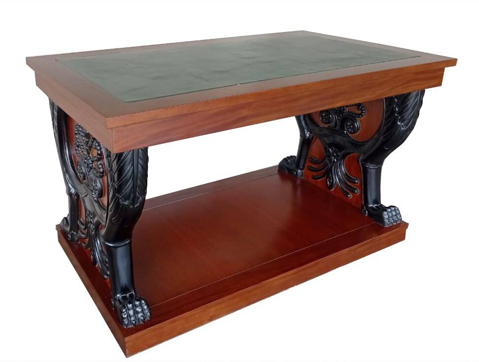 Replica of Napoleon's mahogany desk