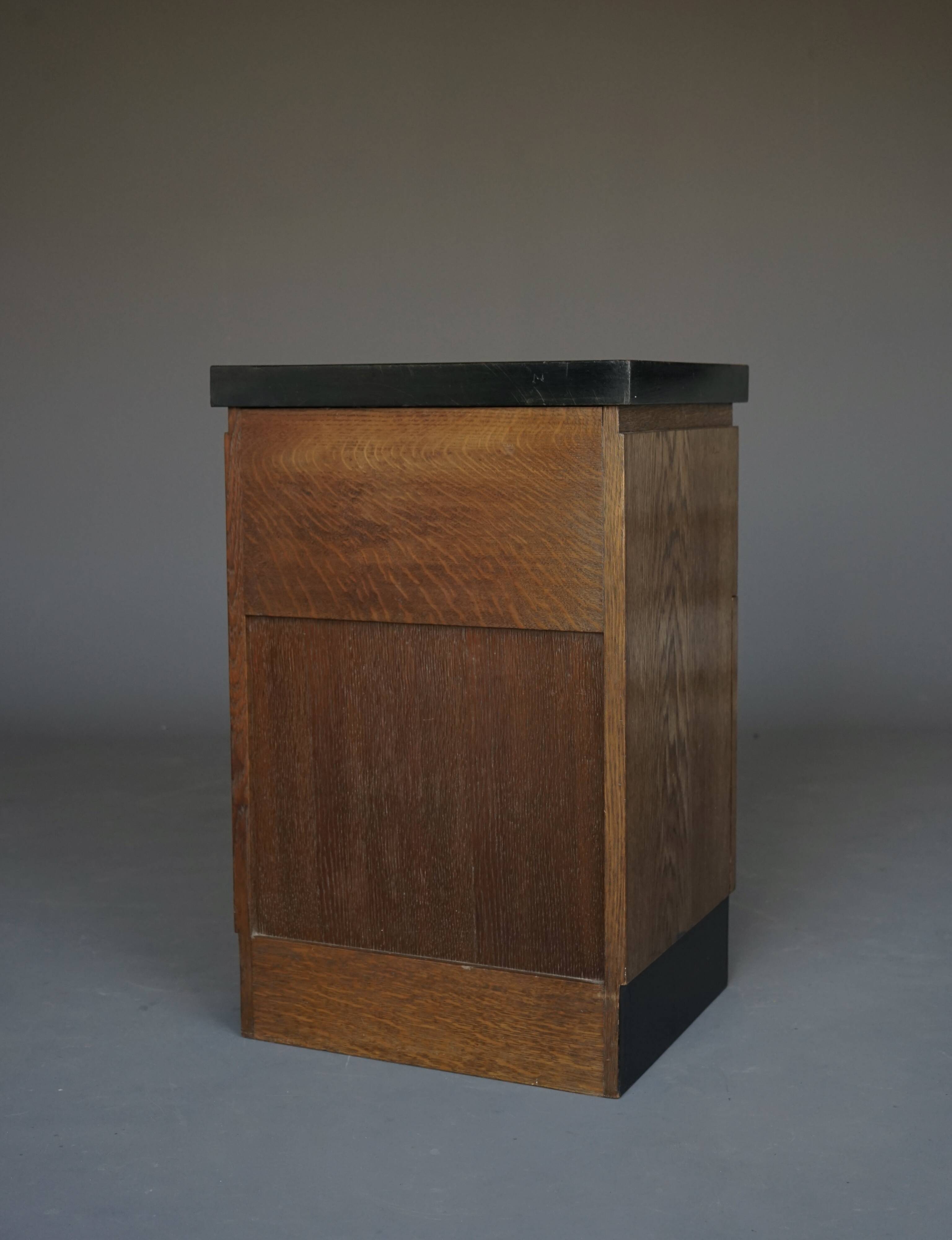 Art Deco or Haagse School Nightstand by H. Pander & zn., 1930s