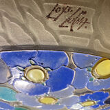 Loys lucha acid-engraved glass hanging