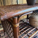 Bamboo and rattan table