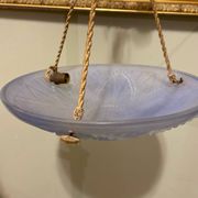 Art Deco blue pendant light