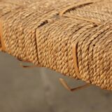 Pair of vintage beech armchairs, Italy, 1950s