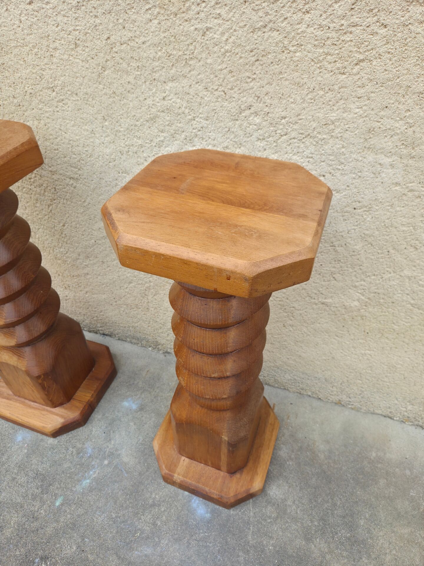 Paire de sellette vis de pressoir