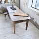 Table de ferme en chêne XL 1950 235cm