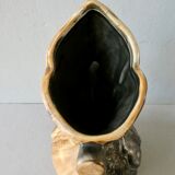 Ceramic pitcher imitation wood, Cerart, 70s