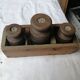 1 bcw cast iron scale weight box