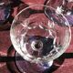 8 old glasses in porto aperitif in cut glass