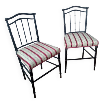 Deux chaises Napoléon III (XIXème siècle)
