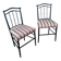 Two Napoleon III chairs (19th century)
