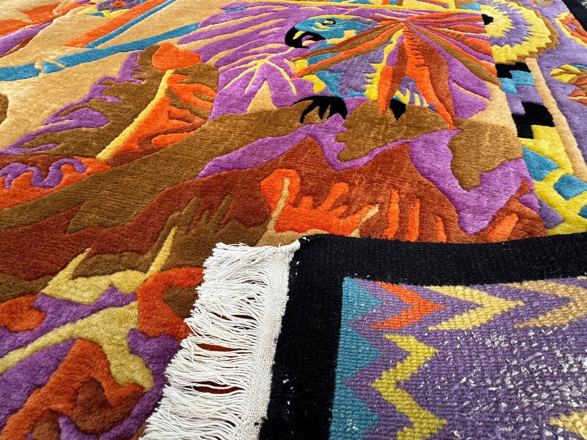 Modern rug signed nini ferrucci 240x205 cm