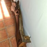 Oak pediment