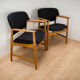 Mid-Century Armchairs by A. B. Madsen & E. Larsen, Set of 2