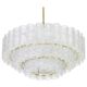 Glass tube chandeliers from Murano by Doria, Germany, 1960s.