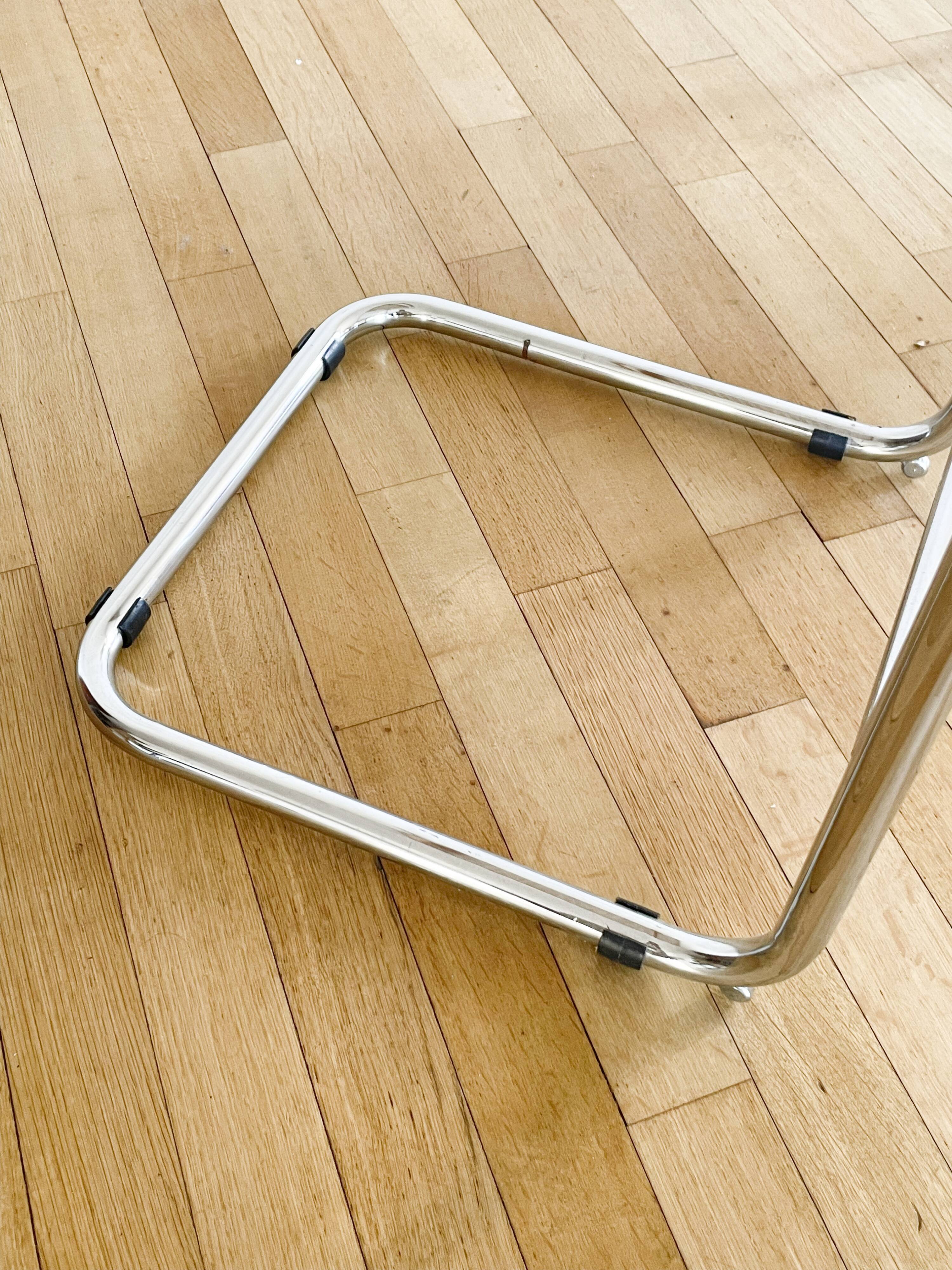 Pair bar chairs Cesca S32 Marcel Breuer, 1970