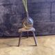 Tabouret tripode de traite patine vieilli