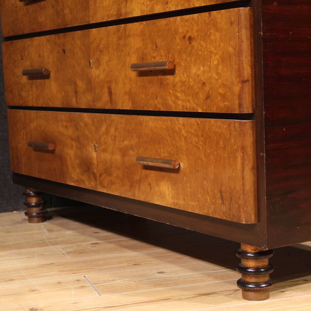 Italian chest of drawers with mirror from the 1960s