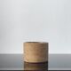 Cup, pot in raw pyrite stoneware and glaze