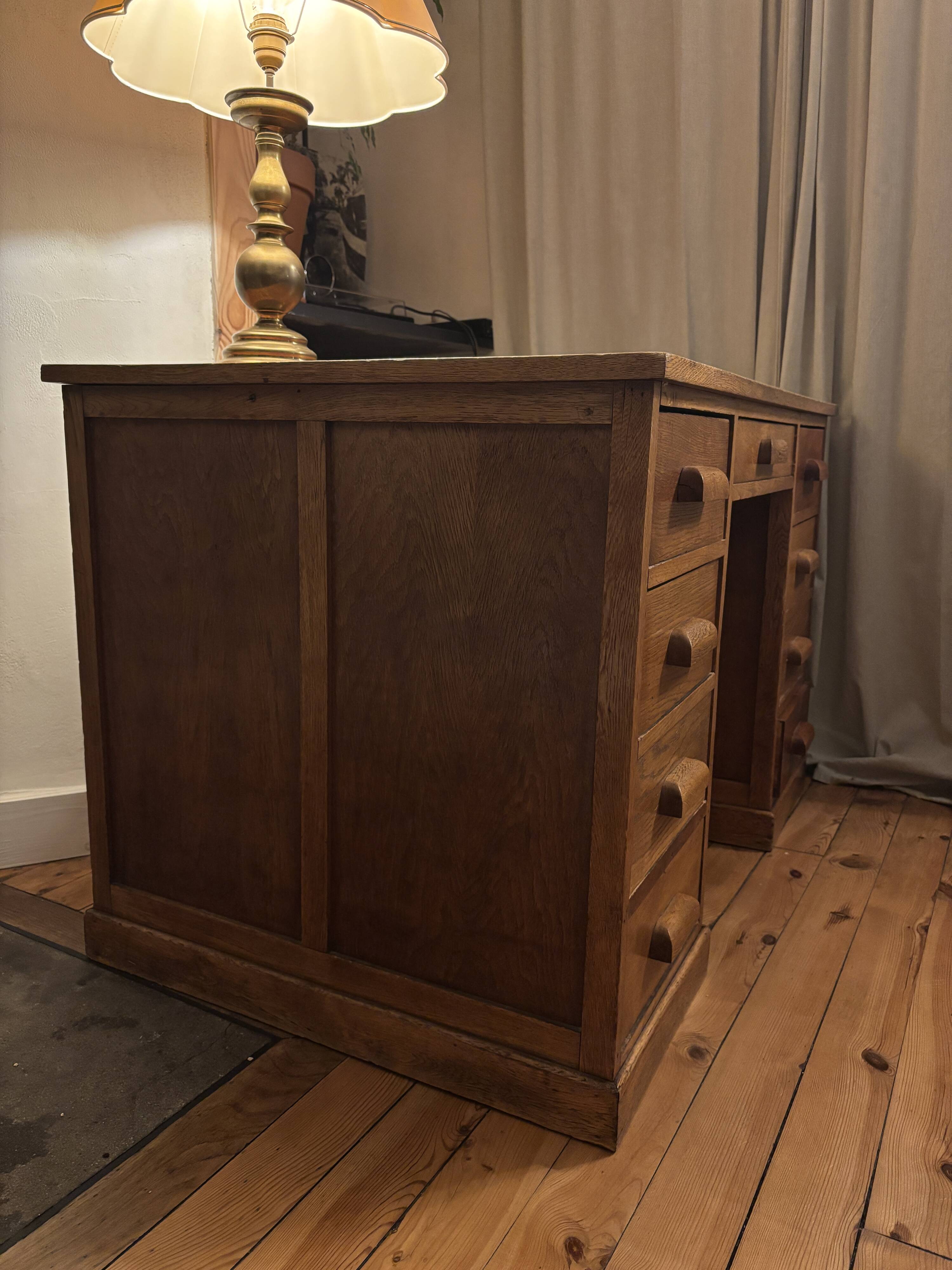 Vintage oak desk