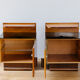 Walnut Night Stands by Jindrich Halabala 1930's