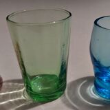 Vintage shooter shot glasses series of six assorted colors