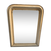 Louis Philippe mirror in wood and parinated stucco, 19th century