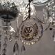 Old bohemian crystal chandelier for Deknudt