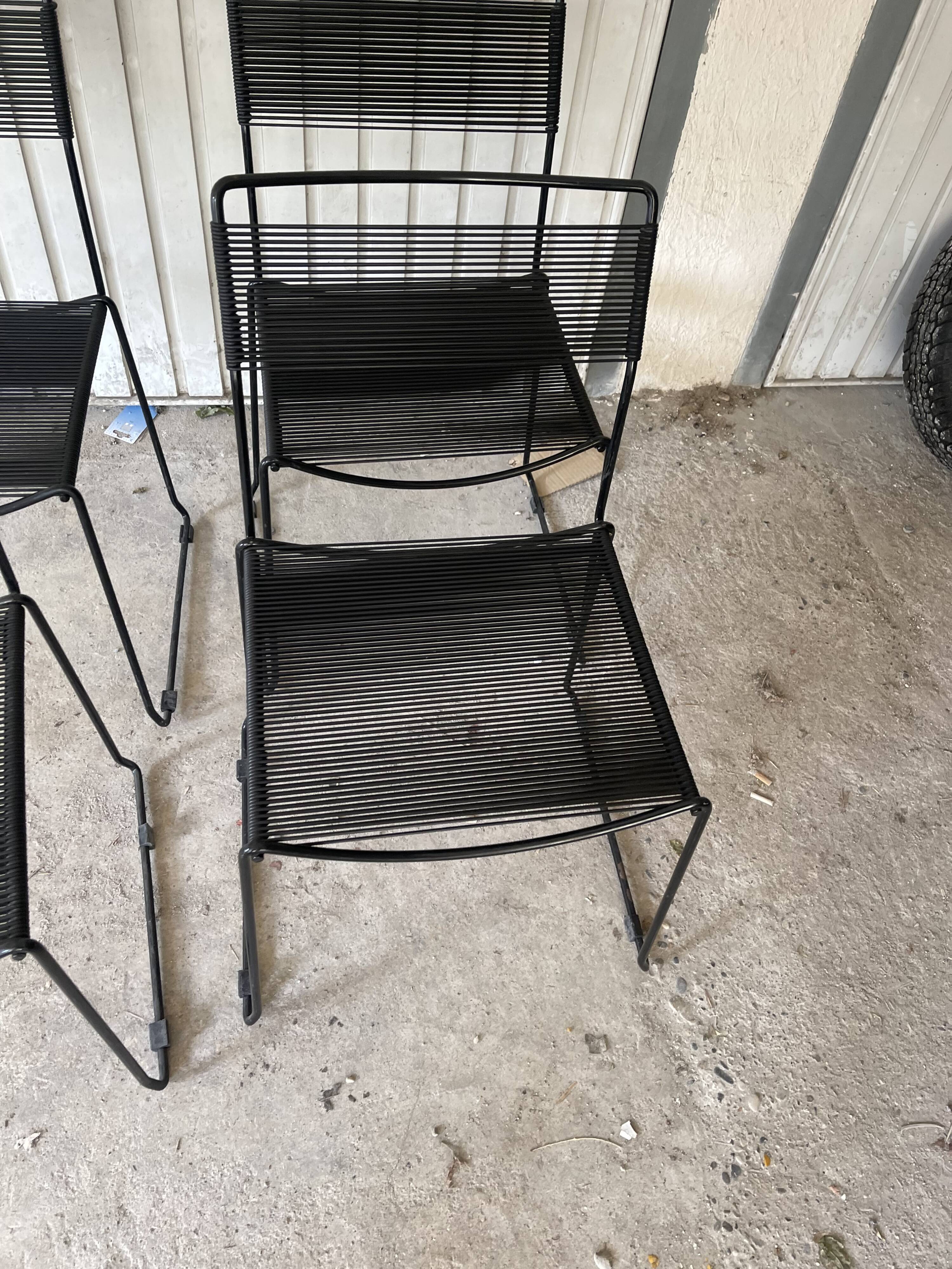 Set of Spaghetti chairs by Giandomenico Belotti