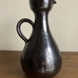 Robert Picault ceramics, black glazed earthenware, 1960