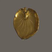 Leaf-shaped tray in Art Nouveau style