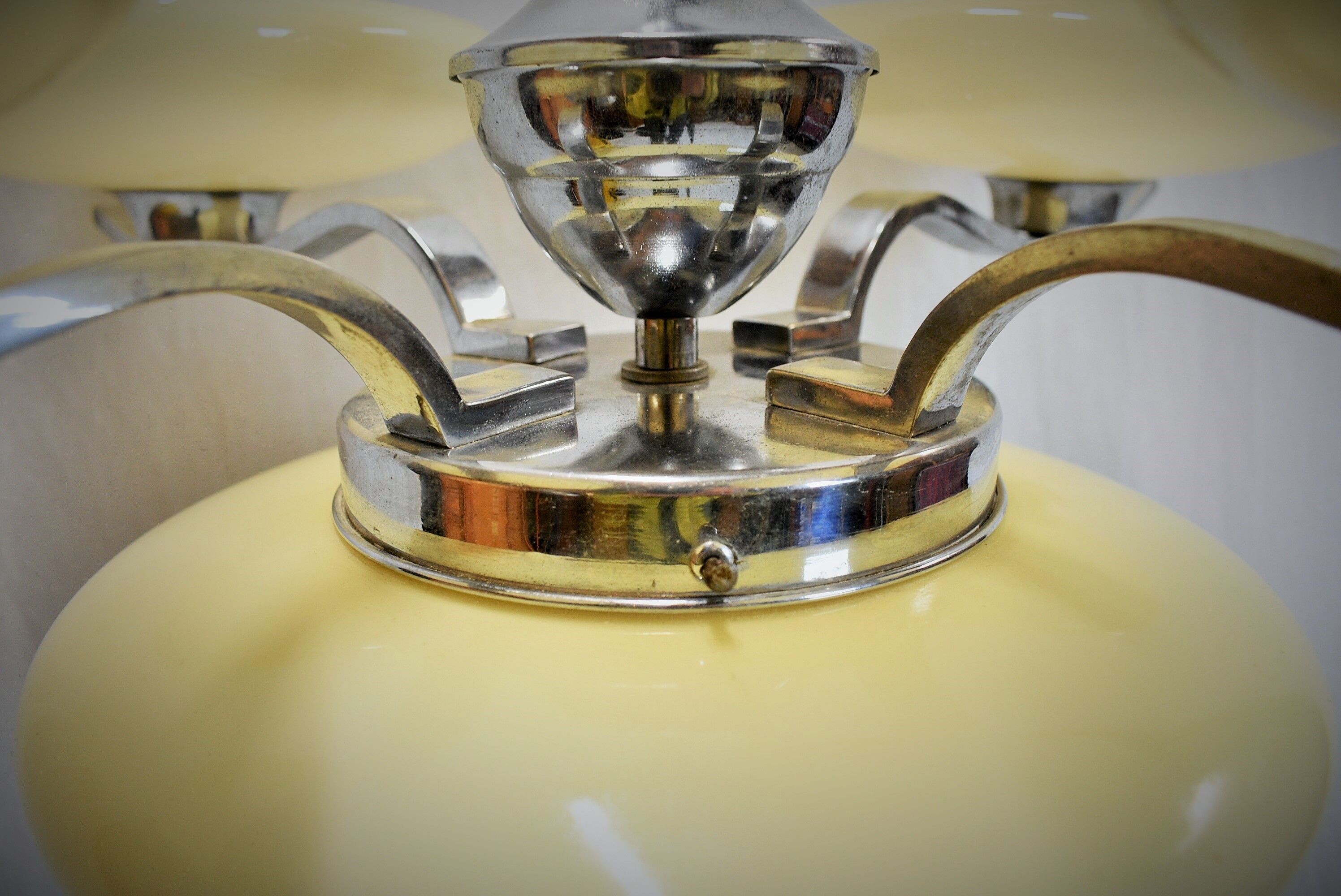 Art Deco Chandelier, Czechoslovakia, 1930s