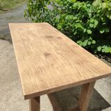 Solid oak farmhouse table