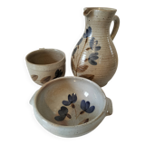 Handcrafted stoneware set — Grès du Marais France
