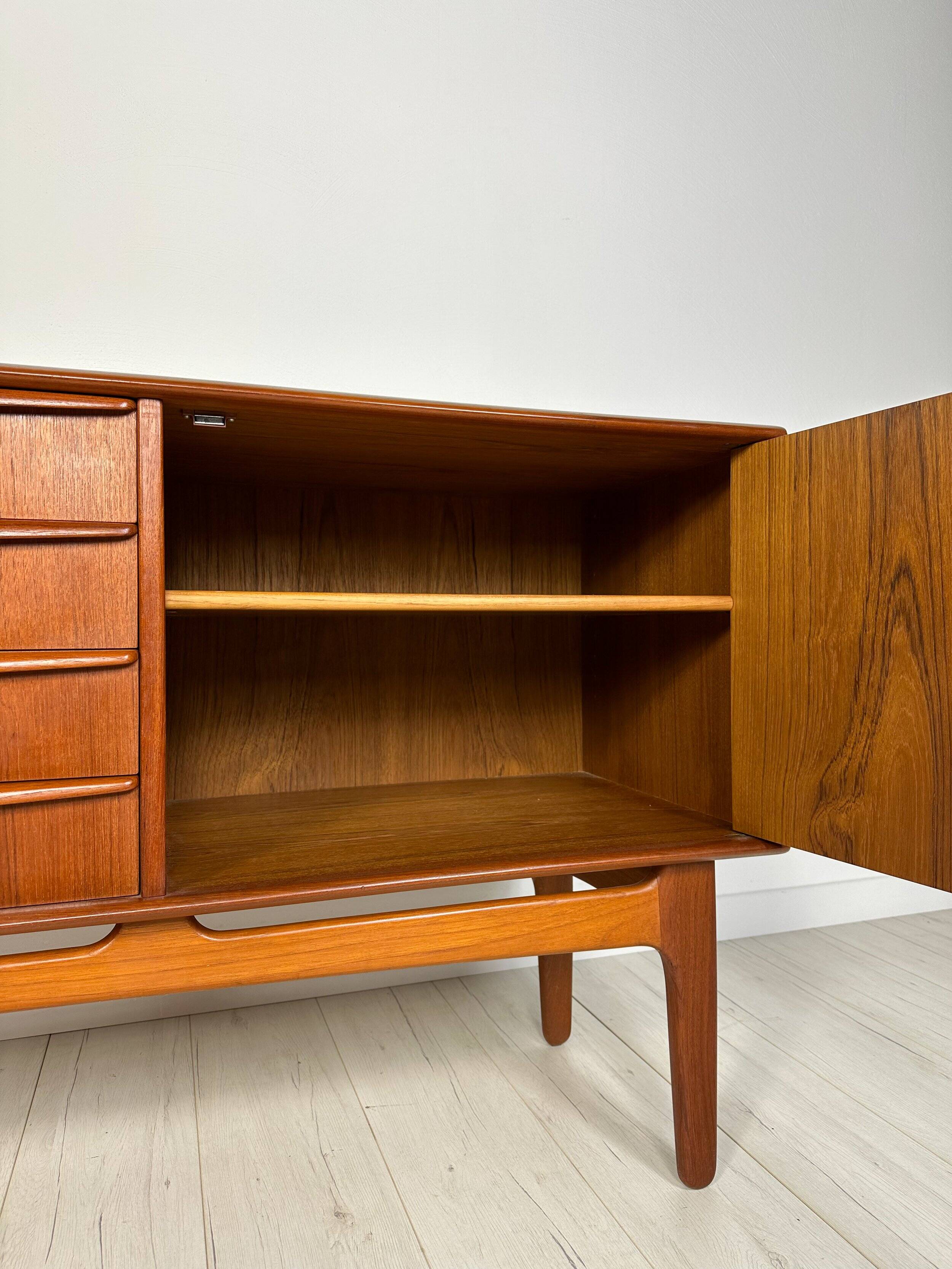 1960s vintage Danish teak sideboard by Svend Åge Madsen for K. Knudsen & Søn