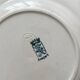 5 old flat ironstone plates “Cyrano” Longwy