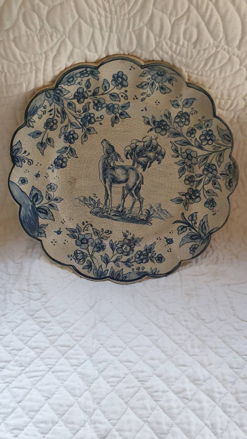 Two Talavera/Duran ceramic dishes