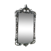 Miroir ancien biseauté bronze 45x90cm