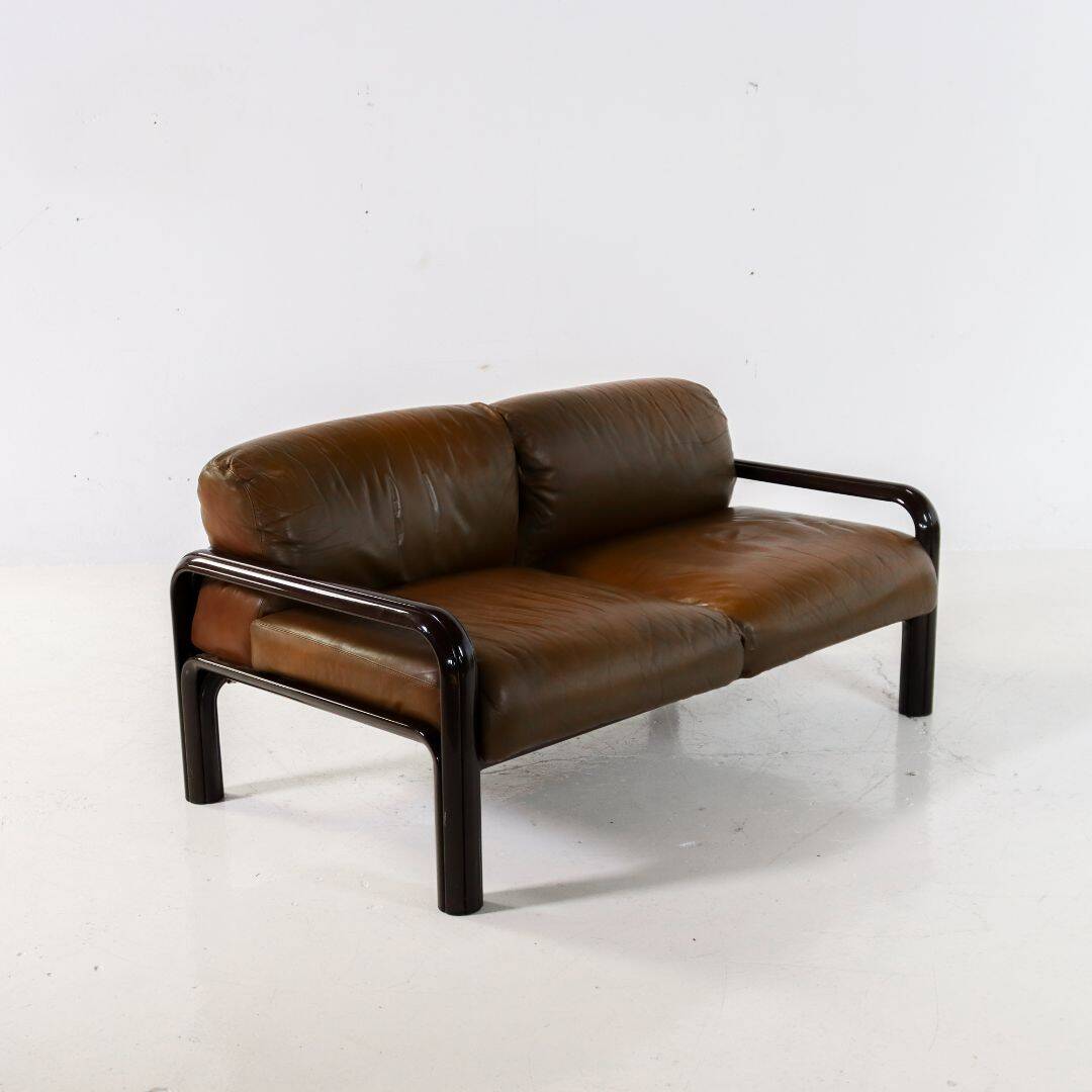 Aulenti Collection Two-seater Sofa by Gae Aulenti for Knoll International 1970s