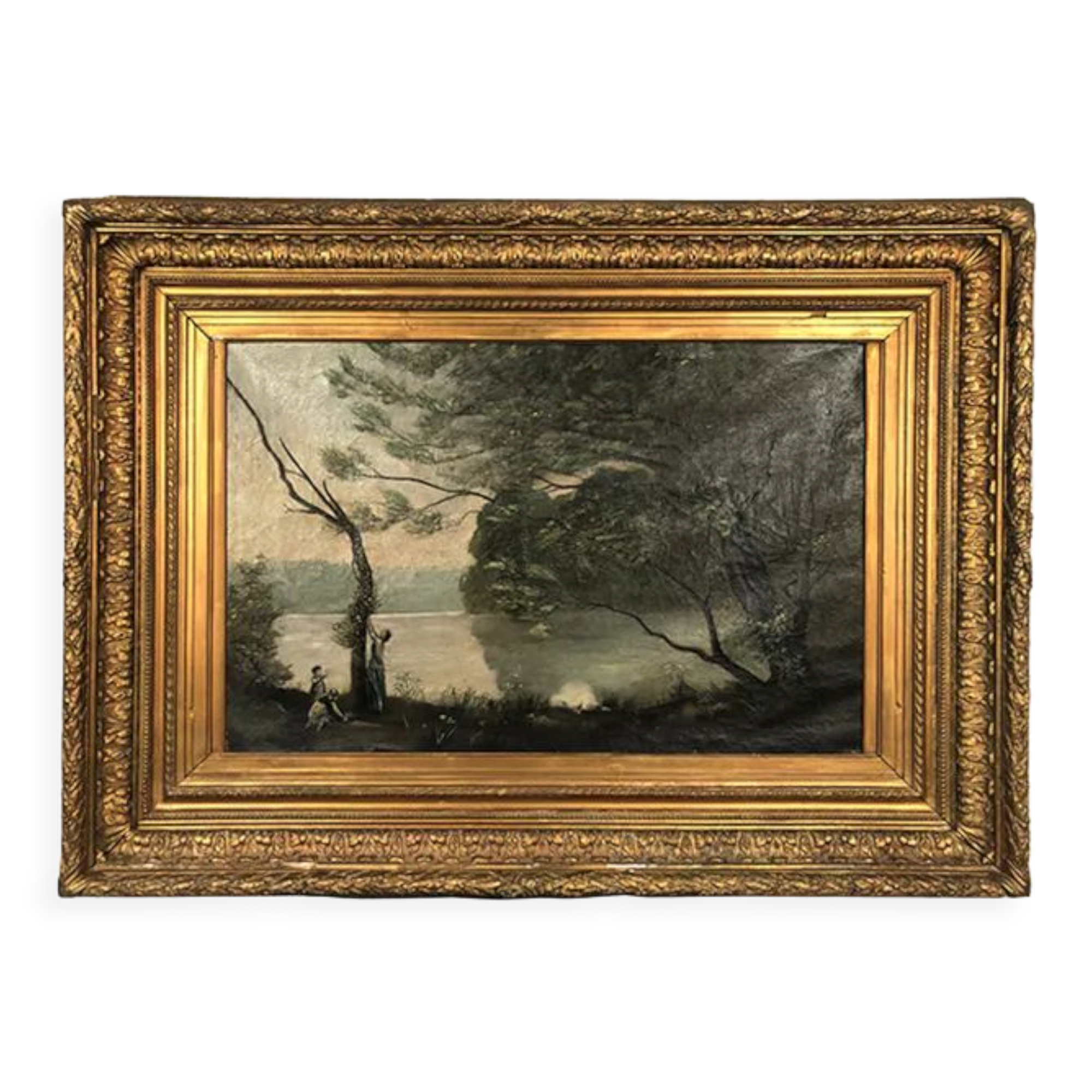 Oil on canvas early twentieth century