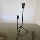 Authentic Laurids Lonborg candlestick, signed, Denmark, 50-60.