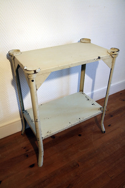 Industrial side table