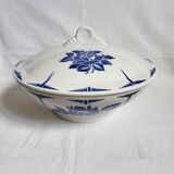 Vegetable soup tureen in earthenware from St Amand