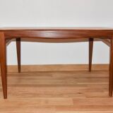 Extendable teak table - 60's