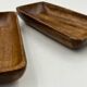 Duo of wooden aperitif dishes
