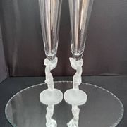 Champagne flutes Amour de Deutz sold in sets of 2.