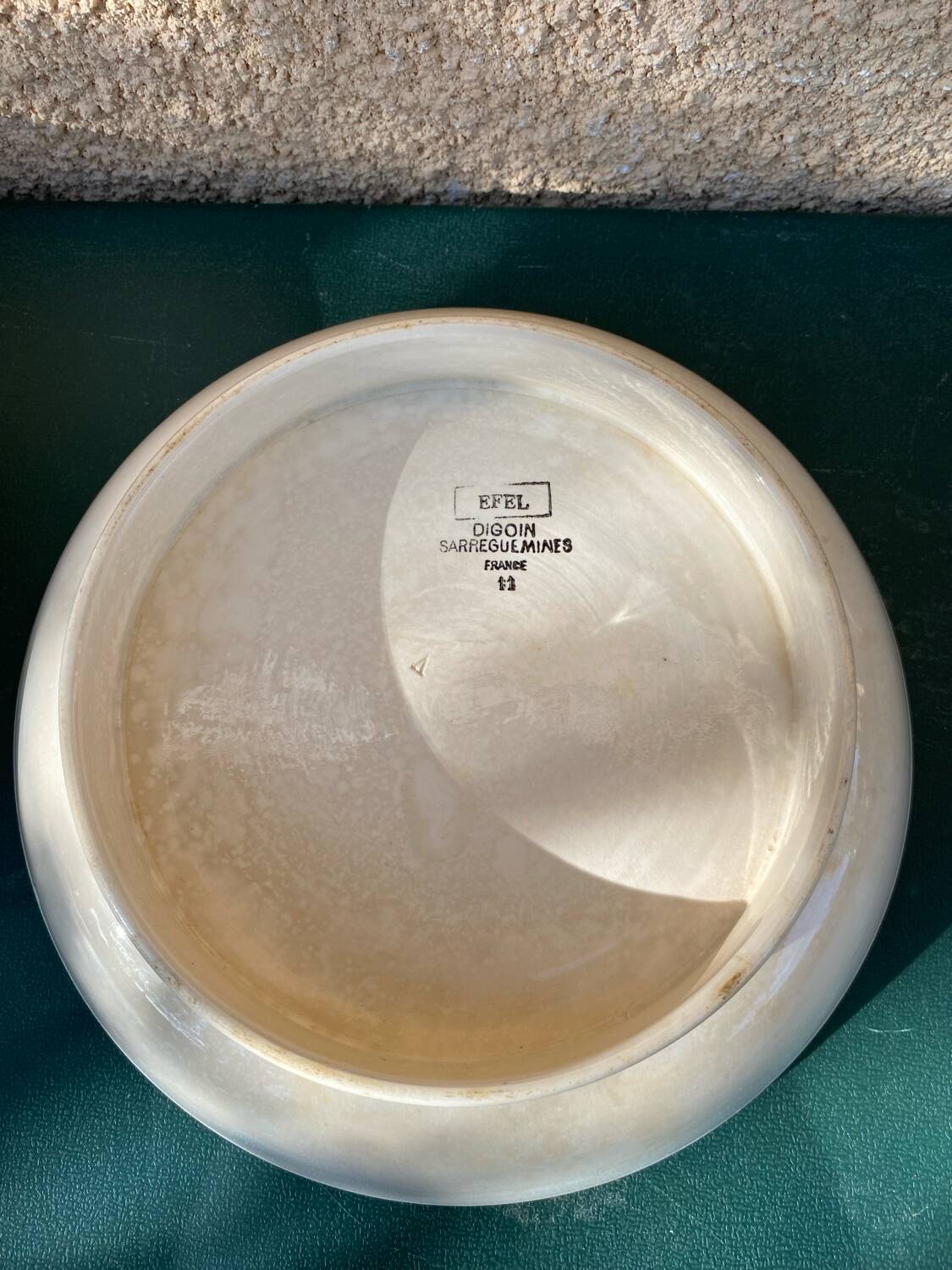 Sets of 2 presentation dishes Digoin Sarreguemines model Efel.