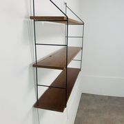 String shelf, teak and metal, 1960s